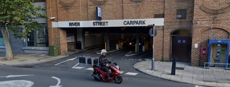 River Street Car Park entrance