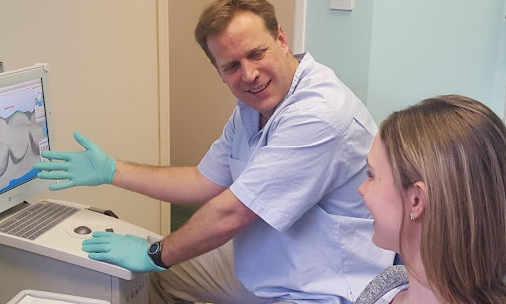 St Peter's Dental Studio dentist and patient