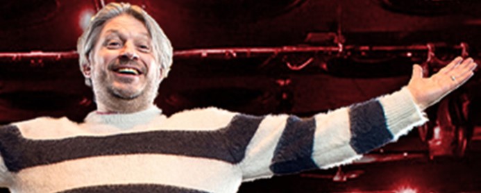 Bedford Corn Exchange Richard Herring in striped jumper
