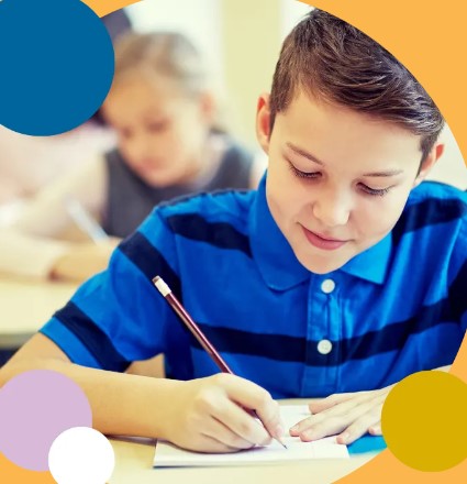 Marvellous Minds child doing English